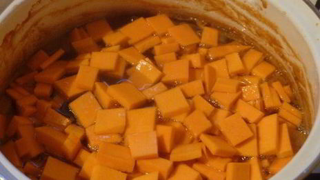 тыквенно-сливовая заготовка на зиму три в одном