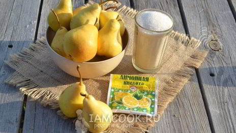 грушевое варенье в мультиварке