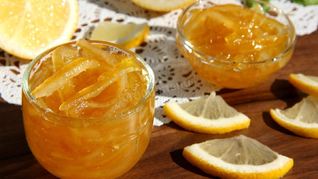 Мягкие лимонные цукаты в сиропе