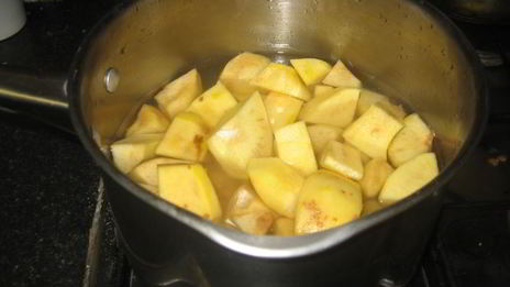 простое варенье из айвы дольками на зиму