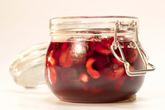 Пряное варенье из вишни с орехами