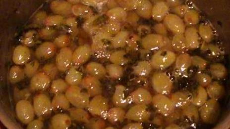 варенье из белого винограда с мятой