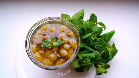 варенье из белого винограда с мятой