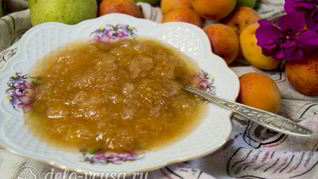 Варенье из груш с абрикосами