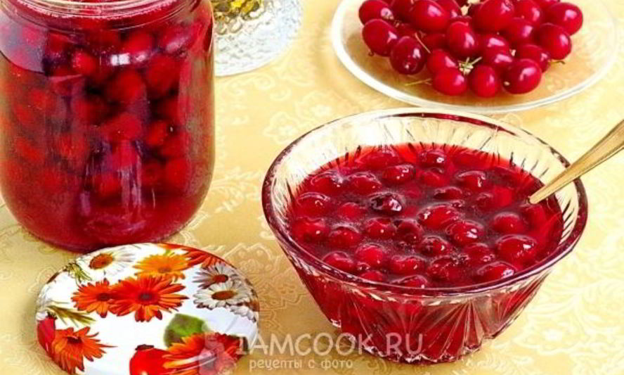 Рецепт варенья из кизила с косточками