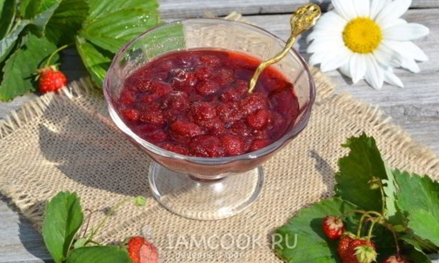 Рецепт варенья из клубники с целыми ягодами густое