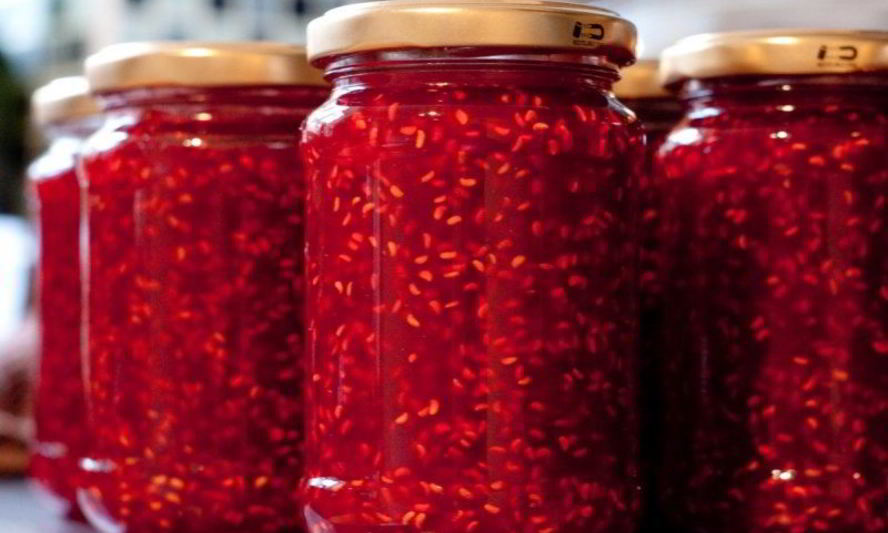 Рецепт варенья из малины и клубники