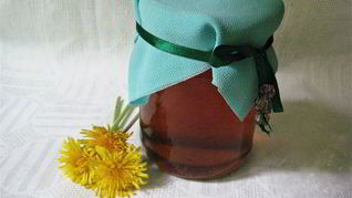 Варенье из одуванчиков с цветками