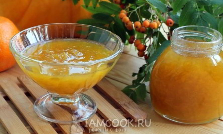 Рецепт варенья из тыквы с апельсином