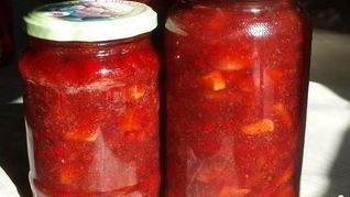 Варенье из яблок с брусникой