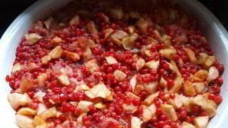 варенье из яблок с брусникой