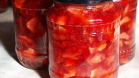 варенье из яблок с брусникой