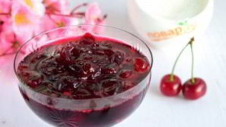 варенье из жареной вишни