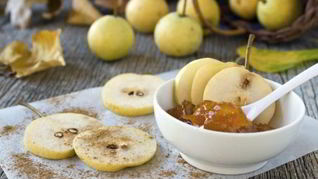 Яблочно грушевый конфитюр с корицей