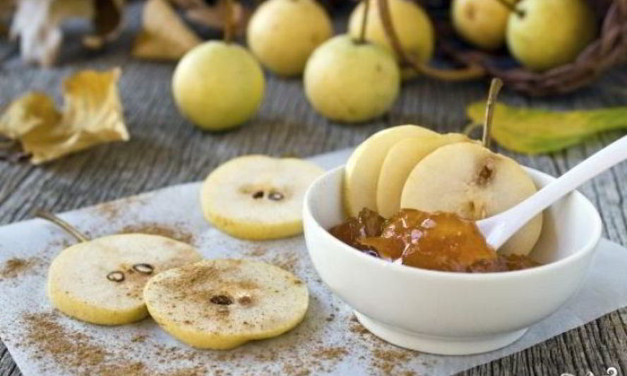 Рецепт яблочно грушевый конфитюр с корицей