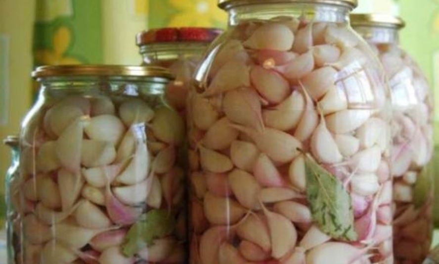 Рецепт заготовки чеснока на зиму