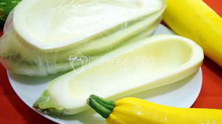 Заморозка кабачков Лодочки