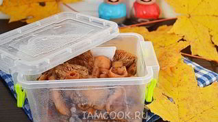 Заморозка рыжиков на зиму