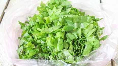 заморозка щавеля на зиму