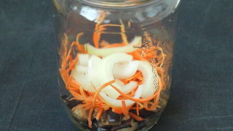 запеченные баклажаны с морковью на зиму