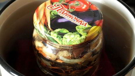 запеченные баклажаны с морковью на зиму