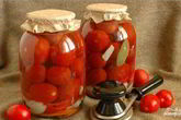 Засолка помидоров с луком на зиму