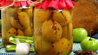 Зеленые помидоры пальчики оближешь с начинкой на зиму