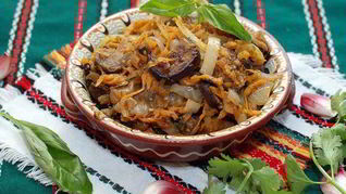 Аджапсандали овощное рагу по-кавказски