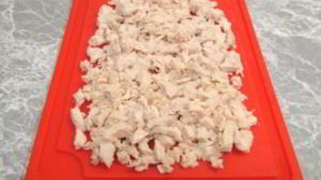 авокадо, фаршированное куриным филе