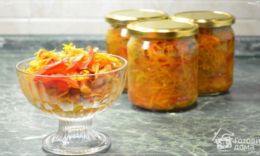 Рецепт баклажанов по-корейски