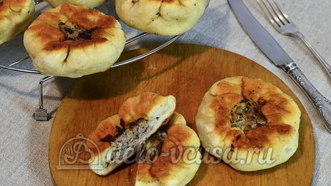 беляши с мясом