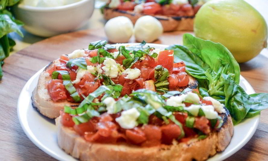Рецепт брускетты капрезе