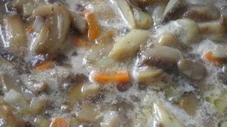 брускетта с грибами