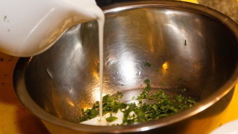 брускетта с лососем и сливочным сыром