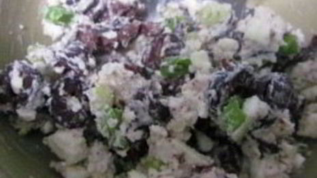 брускетта с маслинами и фетой