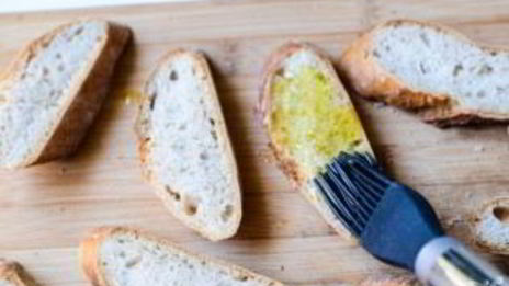 брускетта с овощами