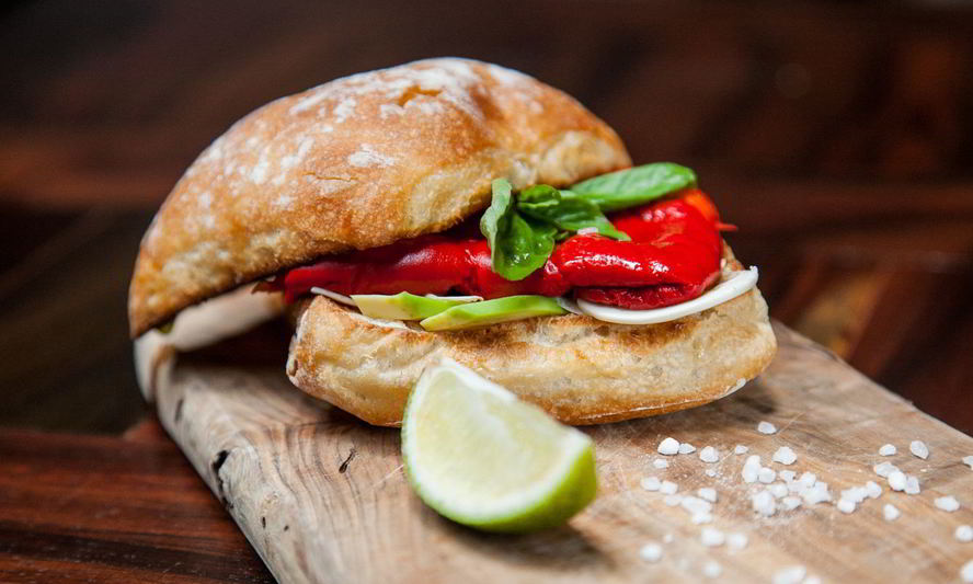 Рецепт брускетты с печеным болгарским перцем