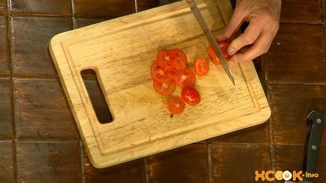 брускетта с семгой