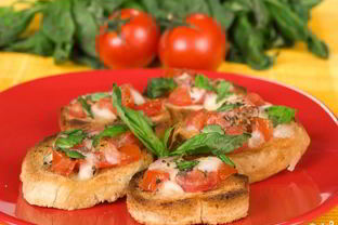 Брускетта с сыром