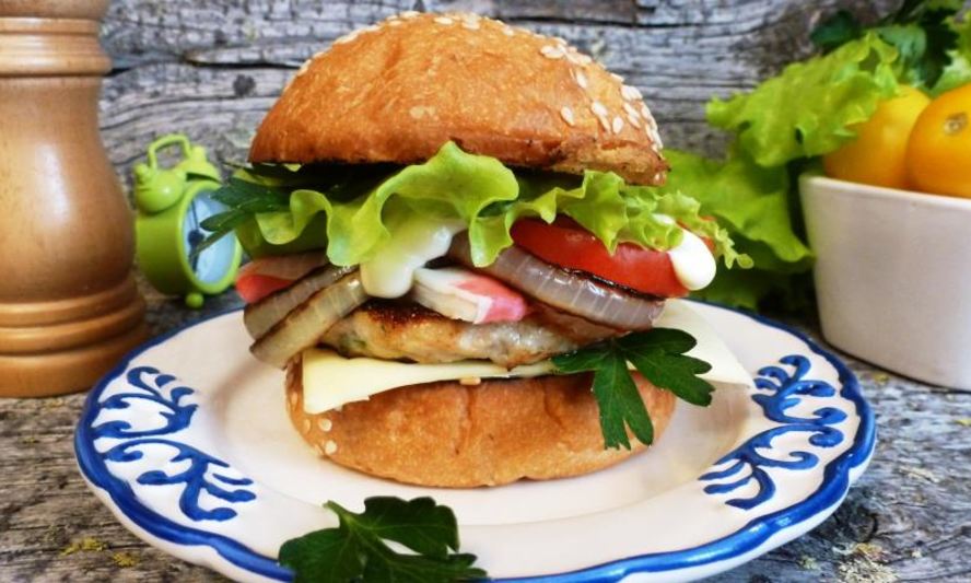 Рецепт бургера крабового луи