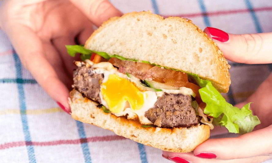 Рецепт бургера с яйцом