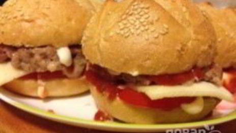 быстрый гамбургер