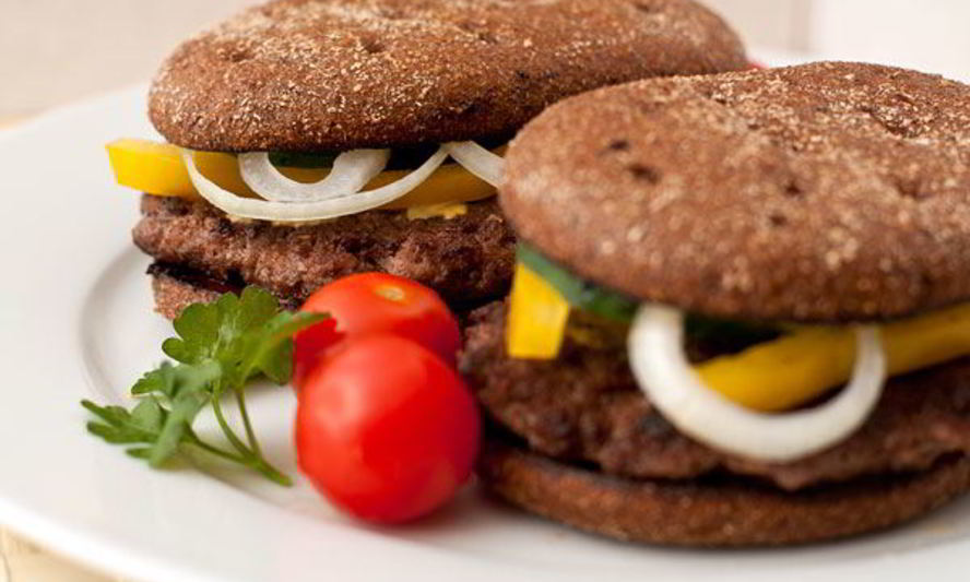 Рецепт домашнего гамбургера с ржаным хлебом