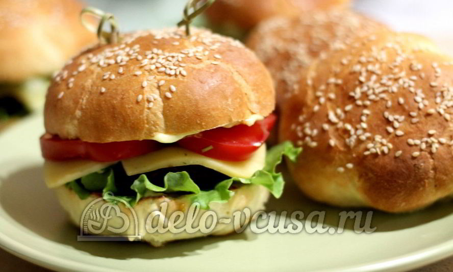 Рецепт домашнего гамбургера