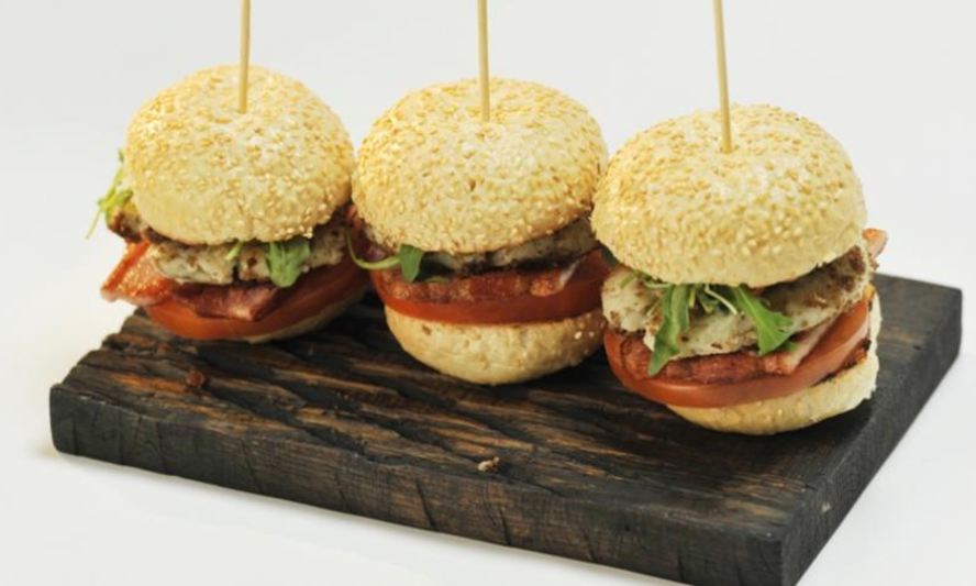 Рецепт гамбургера с картофельной котлетой