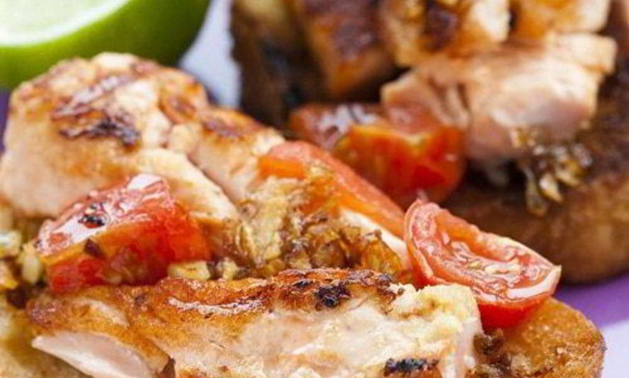 Рецепт гамбургера с семгой