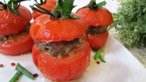 гамбургер в помидорке