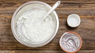 Грильбургер с дзадзики