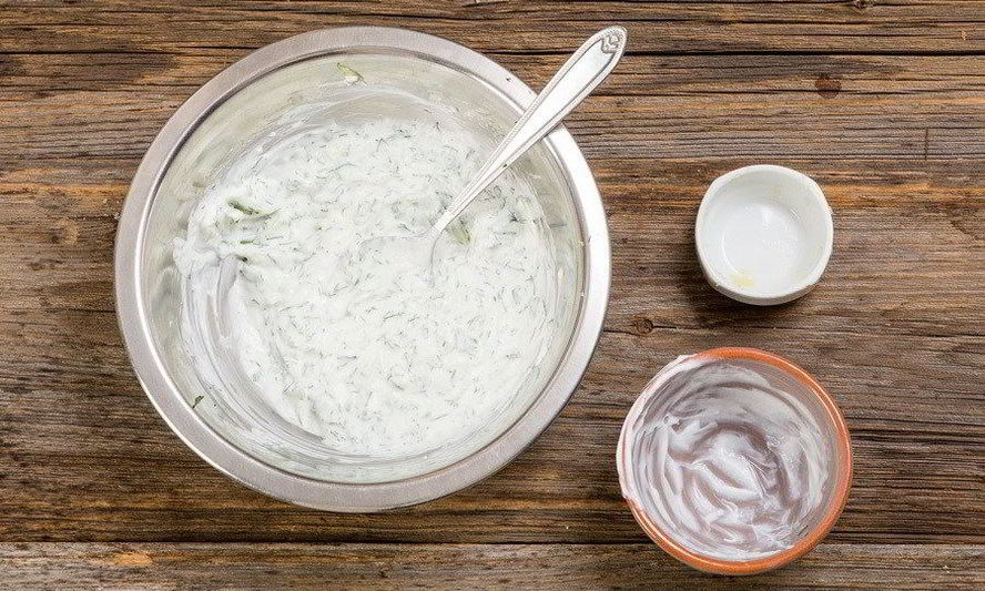 Рецепт грильбургера с дзадзики