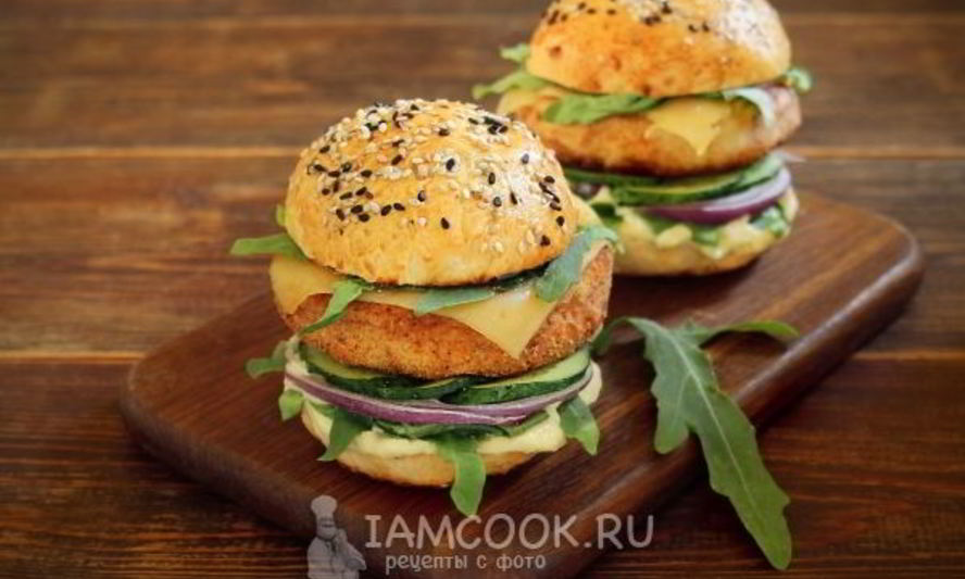 Рецепт котлеты для фишбургера